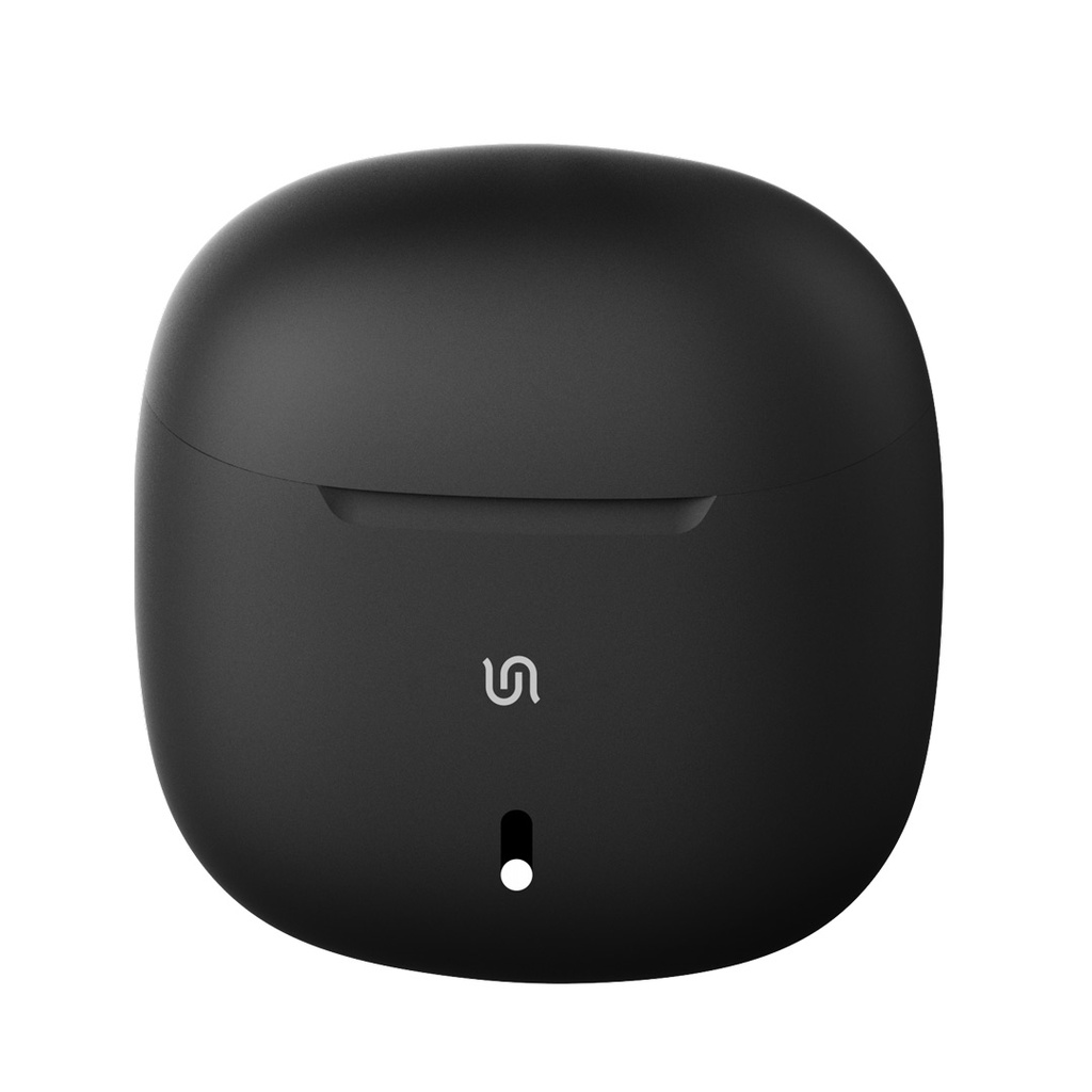 Porodo Soundtec Earbuds & headphone Papillon True Wireless Front View Black [PD-STF06-BK]