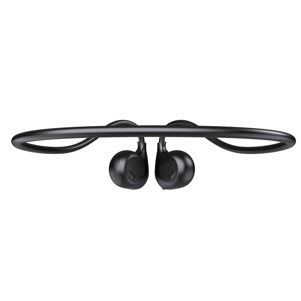 Porodo Soundtec Earbuds & Headphone Akitiv Air Conduction Neckband Intelligent Touch Controls Black [PD-STF03N-BK]