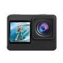 Porodo Lifestyle Camera & Webcam Action Camera Compatible Black [PD-4KACAM-BK]