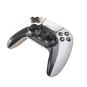 Porodo Gaming Gaming Accessories PS4 Gamepad Controller 6AXIS Gyro Sensor Black & White [PDX610-WHB]