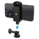 Porodo Holders &  Stand Phone & Camera Mount 360° Versatile Swivel Base  Black [ PD-2N1MCSB-BK]