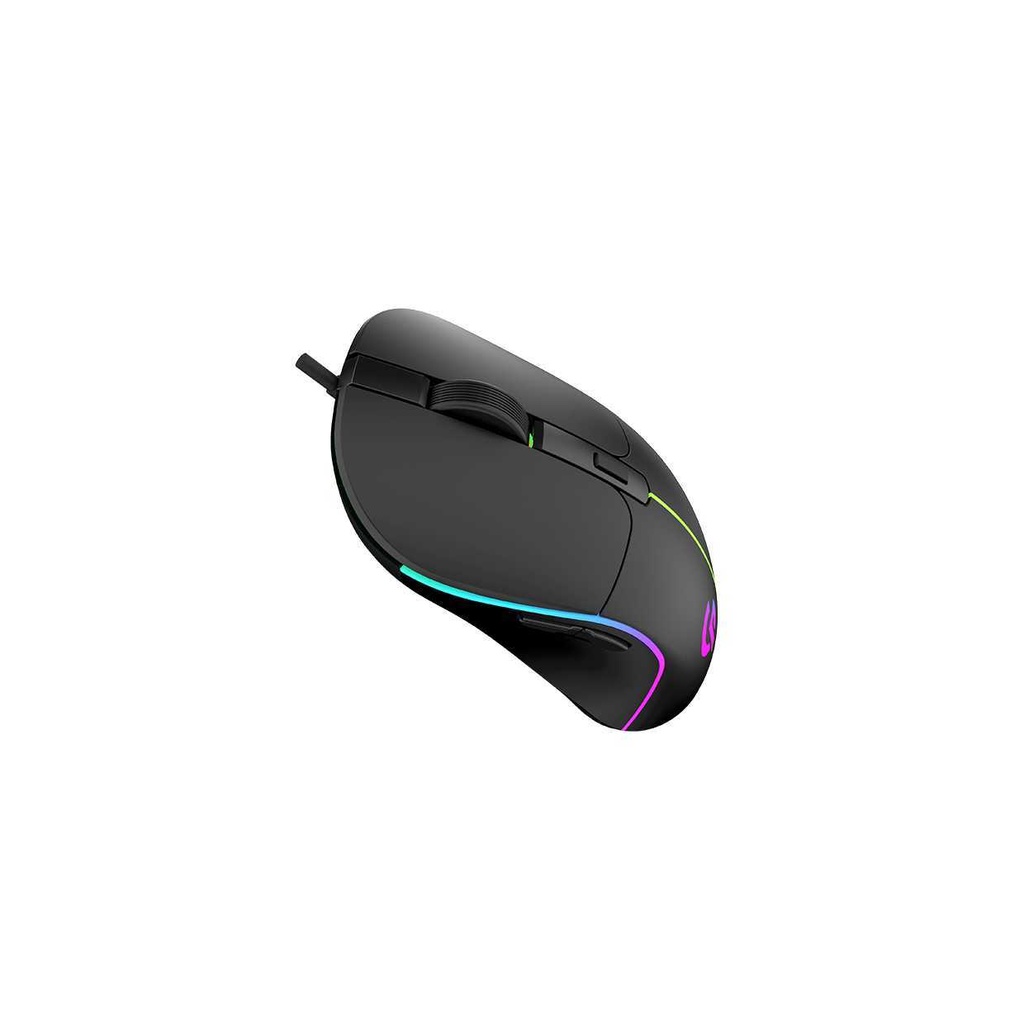 Porodo Gaming Mouse 7D Wired, 6 Breathing RGB, Rubberized Surface4