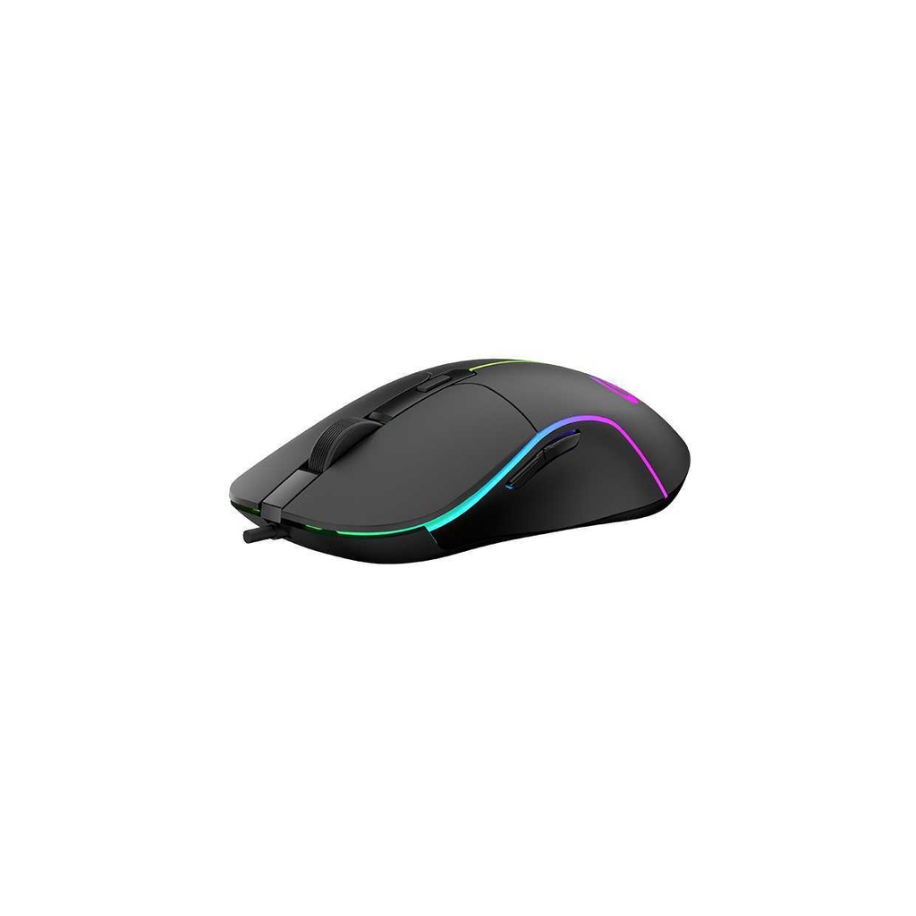 Porodo Gaming Mouse 7D Wired, 6 Breathing RGB, Rubberized Surface5