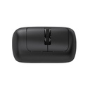Porodo Keybord & Mouse Wireless Horizontal Mouse 10 Meters Receieving Range Black [PD-WHRMS-BK]
