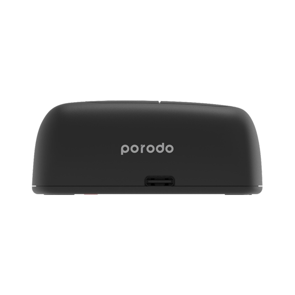 Porodo Keybord & Mouse Wireless Horizontal Mouse DPI 2000 Black [PD-WHRMS-BK]