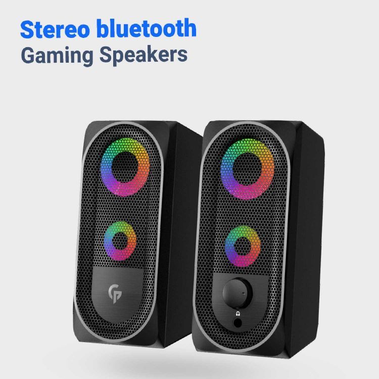 Stereo Gaming Speakers With Lighting Touch Sensor8