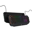 Porodo Gaming Mechanical Gaming Keyboard Ultra With Rainbow Lighting And Aluminum Panel
