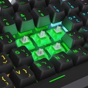 Porodo Gaming Mechanical Gaming Keyboard Ultra With Rainbow Lighting And Aluminum Panel3