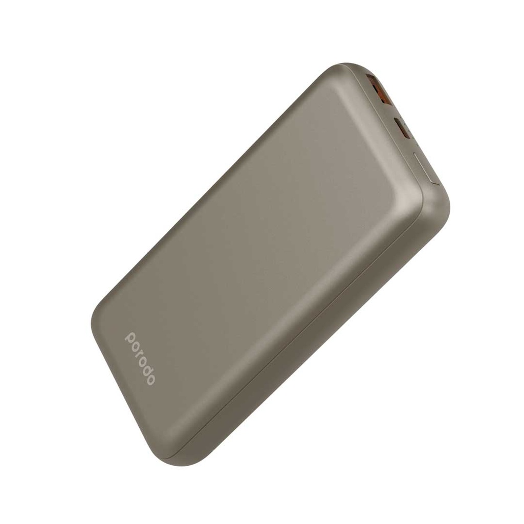 Porodo Power Bank 20000 mAh Metallic Powerbank 20W PD Titanium [PD-PBFCH033-TI]