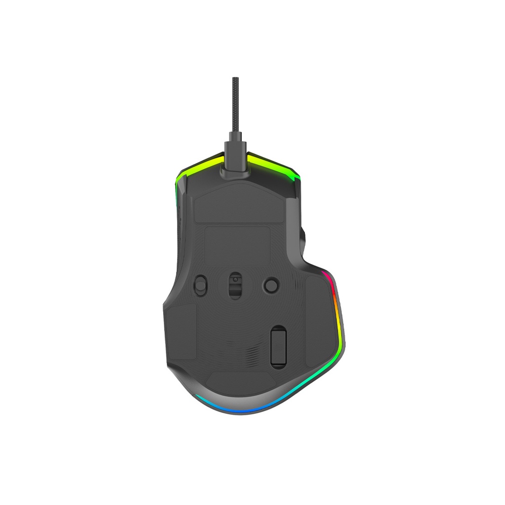 Porodo Gaming Keyboard & Mouse 9D Wired Mouse 13 RGB Black [PDX320]