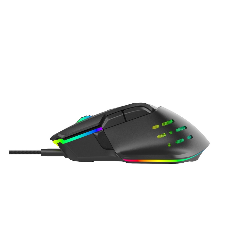 Porodo Gaming Keyboard & Mouse 9D Wired Mouse 500Hz Polling Rate Black [PDX320]