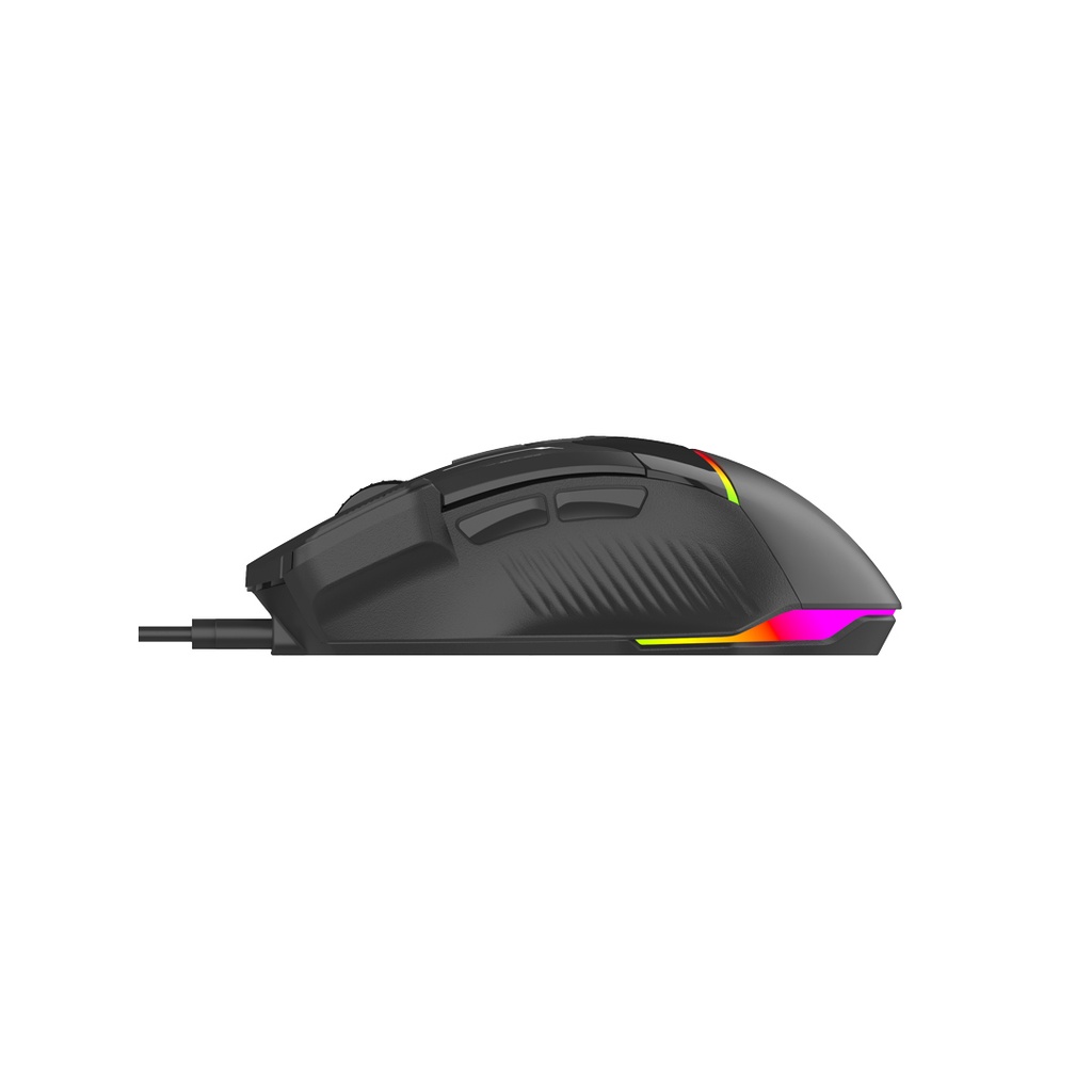 Porodo Gaming Keyboard & Mouse 8D Wired Mouse 1.5M Cable Black [PDX321]