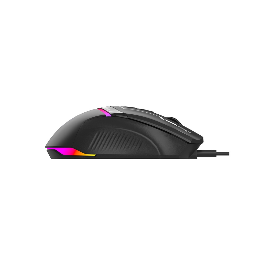 Porodo Gaming Keyboard & Mouse 8D Wired Mouse 8 Buttons Black [PDX321]