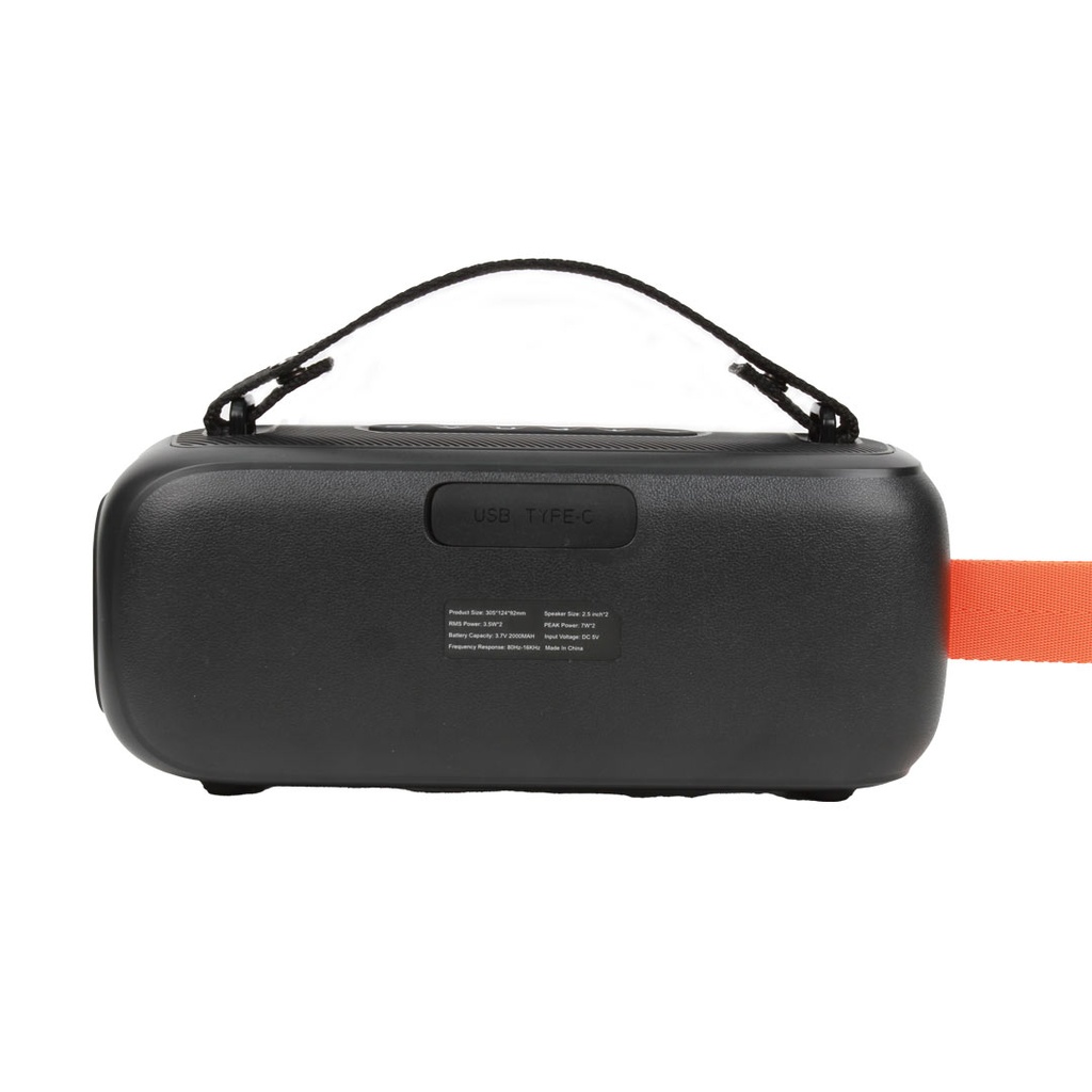 Porodo Soundtec 14W Speaker with Wireless Microphone - Black	