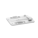 Porodo Gaming Accessories Gaming PS5 Slim Stand With Magnetic Charger Adjustable Cooling White [PDX118]