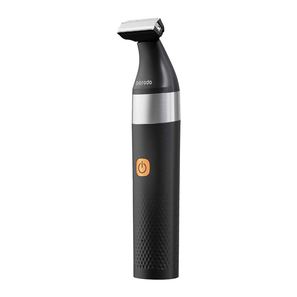 Porodo Self Care LifeStyle Rechargeable One Blade Trimmer 600mAh 90 Minutes Working Time Black [PD-LSROBT-BK]