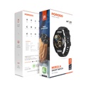 Porodo Nebula Smart Watch Black dial with Black Silicone Band	