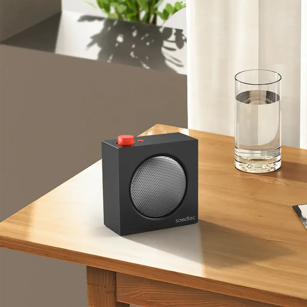 Porodo Soundtec Mini Vibe Box Portable Bluetooth Speakers - Black4.webp