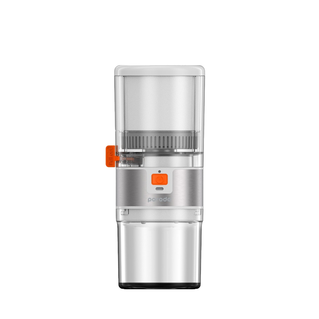 Porodo Lifestyle Portable Slow Juicer 55W - White / Orange