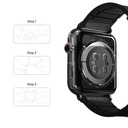 Porodo iGuard by Porodo Leather + Silicone Watch Band for Apple Watch 44mm / 45mm