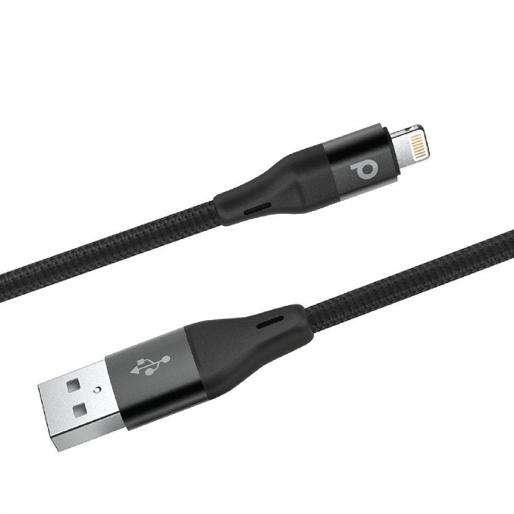 Porodo Braided USB-A to Lightning Cable