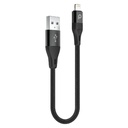 Aluminum Braided Lightning Cable 0.25M 2.4A