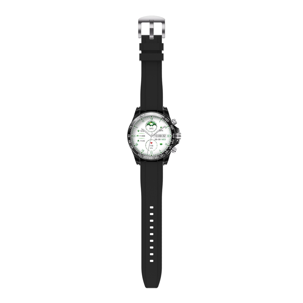 Porodo RAYTONA Smart Watch With Silicone And Metal Strap