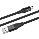 Braided Micro USB Cable 2.2M 2.4A (Aluminum)
