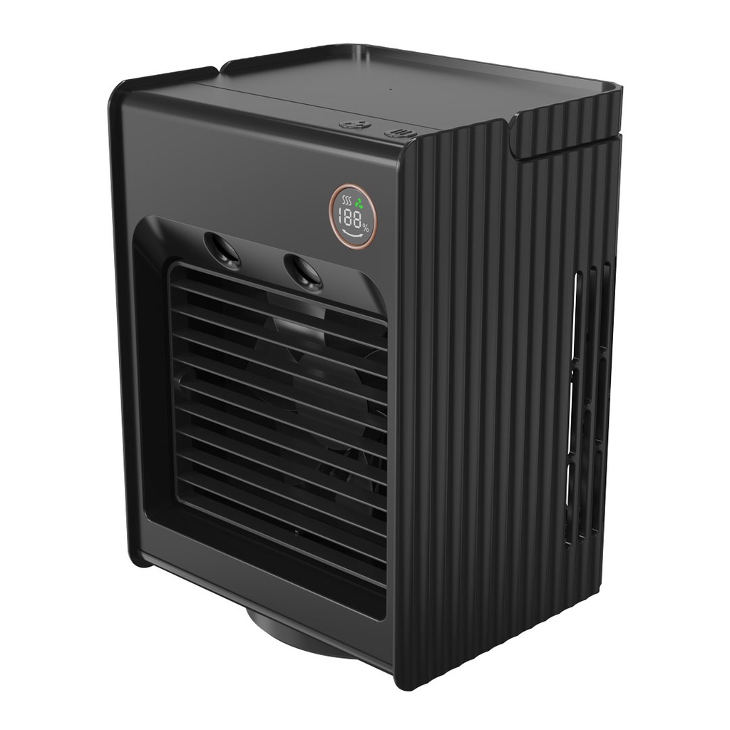 Porodo Lifestyle Air & Mist Portable Cooling Fan With Night Light 
