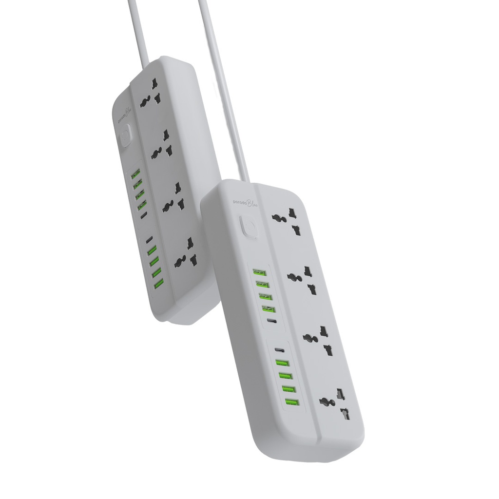 Porodo Blue 4 Universal Sockets