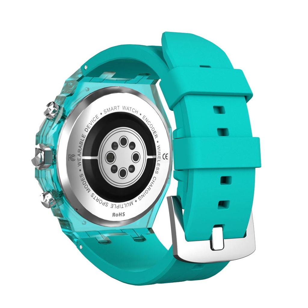 Porodo Transparent Cristallo AP Smartwatch  AMOLED Display