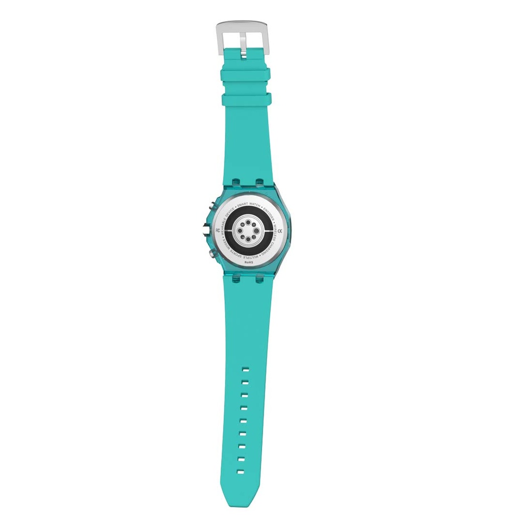 Porodo Transparent Cristallo AP Smartwatch  AMOLED Display