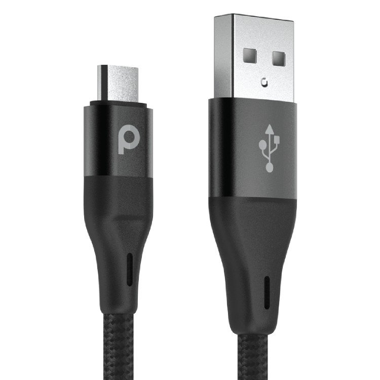 Braided Micro USB Cable 1.2M 2.4A Aluminum