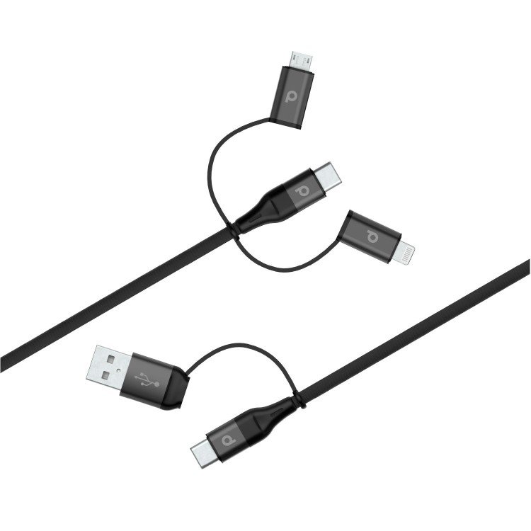 All in One Aluminum Braided Cable 1.2M 2.4A