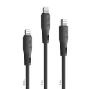 Porodo USB Cable Lightning Connector Combo