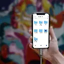 Porodo Silicone USB-C To Lightning Cable - Black.webp