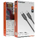 Porodo Silicone USB-C to USB-C Cable - Black3.webp
