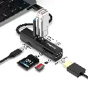 Porodo 7-In-1 Multi-Port USB Hub with 5Gbps Transfer Speed - Black2.webp