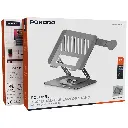 Porodo Foldable 360° Dual-Use Laptop Stand with MagSafe Phone Holder - Gray.webp