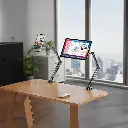 Porodo Foldable 360° Rotatable MagSafe Phone Stand with Expandable Length - Black3.webp