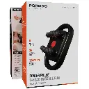 Porodo Lifestyle Power Pulse 8-Head Massage Gun with Red Light Therapy - Black.webp