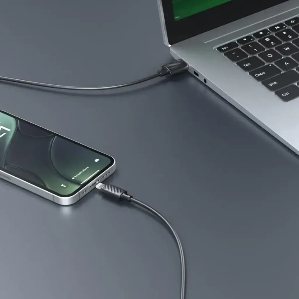 Porodo Woven Braided USB-A to Lightning Cable.webp