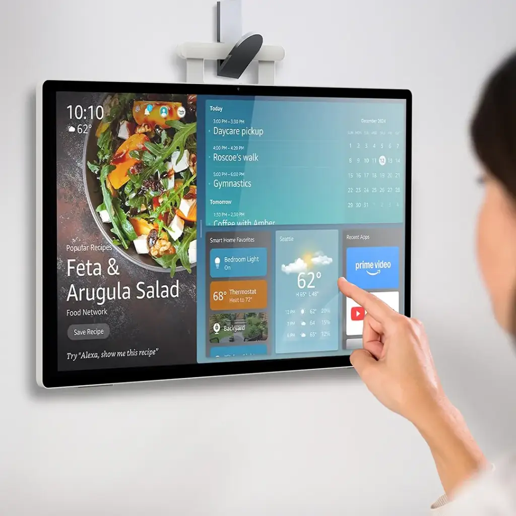 Porodo Naspanora Portable smart Tablet with Stereo Speakers & 10-Point Touch - White2.webp