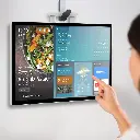 Porodo Naspanora Portable smart Tablet with Stereo Speakers & 10-Point Touch - White2.webp