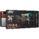 Porodo Gaming Ultra-Wide QHD 200HZ Gaming Monitor with Ergonomic 3-Axis Stand - Black.webp