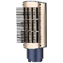 Porodo 5-In-1 Hot Air Brush Styling Set with Straightening & Curling Tool - Blue & Gold5.webp