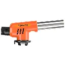 Porodo Lifestyle Multi-Function Butane Gas Lighter with Piezo Ignition - Black-Orange.webp