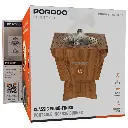 Porodo Lifestyle Classic Wood-Finish Portable Incense Burner - Brown.webp