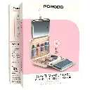 Porodo Travel Makeup Case with Detachable LED Mirror & Hanging Hook - Beige3.webp