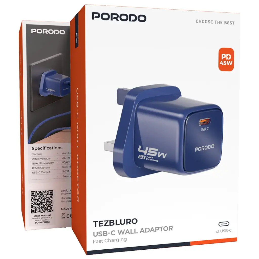 Porodo Tezorenzza USB-C Wall Adaptor4.webp